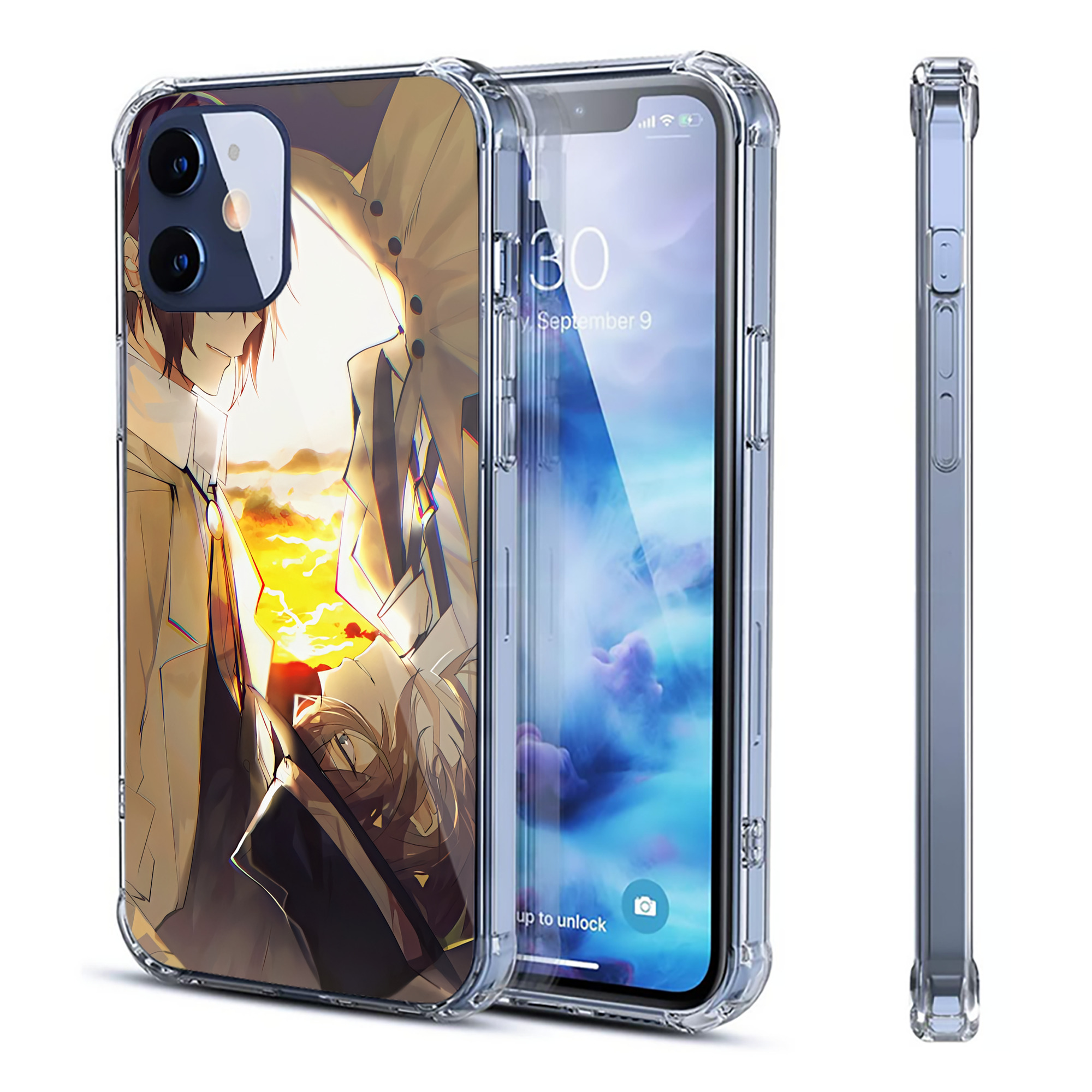 （画像用） 文豪ストレイドッグス Bungo Stray Dogs 【iPhone 12シリーズ対応】透明スマホケース（クリアソフトケース）